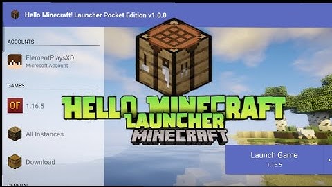 Hello Minecraft launcher for Android || Minecraft java Edition Android||