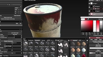 PAINTING THE OIL BARREL IN SUBSTANCE PAINTER
