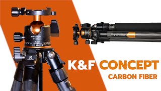 K&F Concept Carbon Fiber Travel Tripod - Full Review