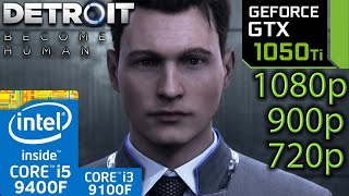 Detroit Become Human - GTX 1050 ti - 1080p - 900p - 720p - All Presets - Gameplay Benchmark PC