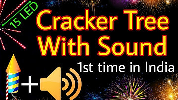 Pixel Led FireWorks Diwali Cracker Tree With Sound Pollution-Free 🎆+🔊 [Video 2]