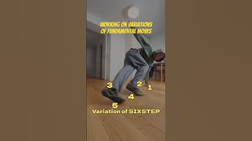 Working on advanced variations of fundamental moves // bboy Intact