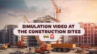 Simulation video at the construction sites 🚧