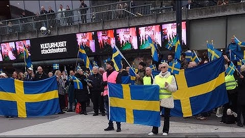 Tyst manifestation för Sverige 08/11 Stockholm