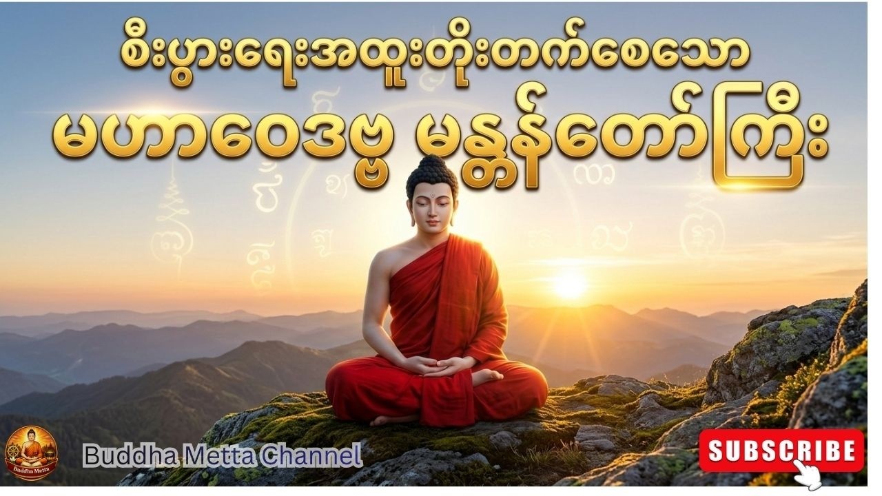 🙏🙏မဟာဝေဒဗ္ဗ မန္တန်တော်ကြီး [စီးပွားဥစ္စာဒီရေအလား တိုးပွားစေနိုင်ဖို့ နေ့စဉ်ပူဇော်ပေးပါ] 🙏🙏