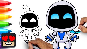 How To Draw Astro Bot