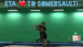 We love to somersault at Exeter Trampoline Academy
