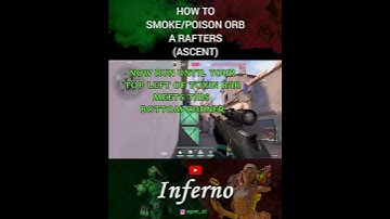 How to smoke(Poison orb) A rafters(Ascent)💚 #shorts #viper