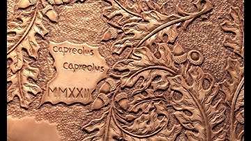 How to leather carving: Oak leafs step by step for beginners