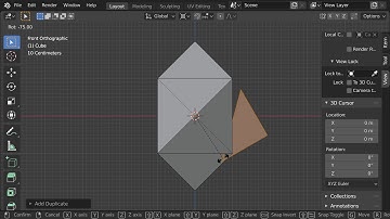 Howto create a D12 (Rhombic Dodecahedron) in Blender