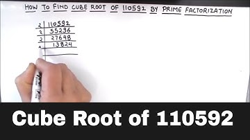 How to Find Cube Root of 110592 by Prime Factorization / 110592 cube root / Prime Factors of 110592