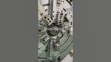 UnionSpring Machine US-1025 Camless Spring Machines wire shapes #CNC  #equip for wire dia 0.3-2.5mm