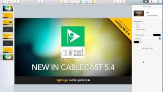 Webinar: Explore What's New in Cablecast 5.4