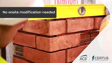 INTRODUCING CERTUS, THE ADVANCED MODULAR BRICK SLIP CLADDING SYSTEM from ACS Facades
