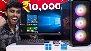 10,000/-RS PC From AMAZON!  Gaming + Editing Complete PC Build From Online Parts ️