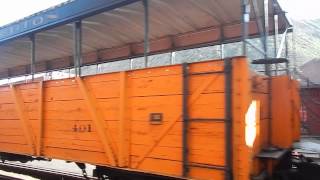 Durango & Silverton Train - Pulling back into the yard.