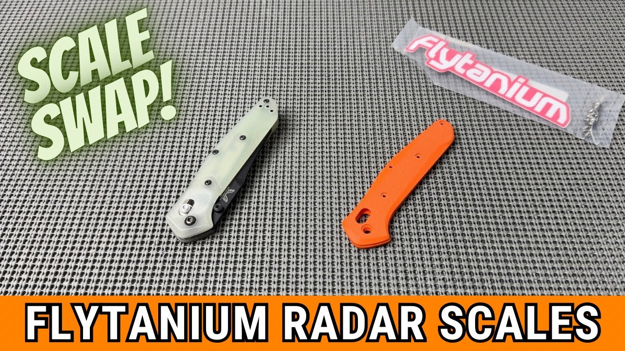 Обновил свой Benchmade 940 с помощью весов Flytanium G-10! (нужна ваша помощь)