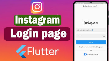 Instagram Login Page Clone | Flutter UI | Speed Code | 2024