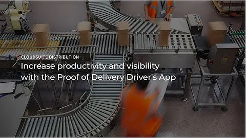 CloudSuite Distribution: Proof of Delivery