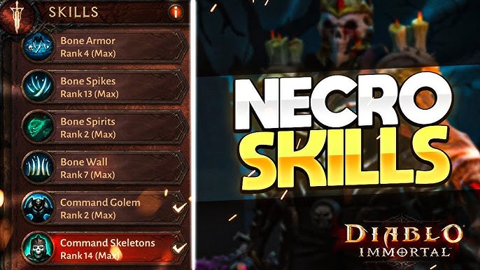 Best Diablo Immortal Necromancer build: Best gems, skills, and