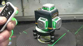 Cross Line Laser CIGMAN Self Leveling 360 Degrees 30 Hours AUTONOMY 30mt Indor - Review and Test