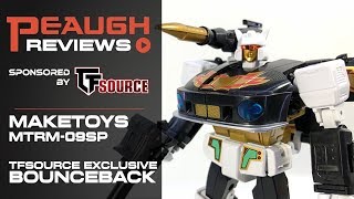 Video Review: Maketoys MTRM-09SP BOUNCEBACK w/ Recoil (TFsource Exclusive)
