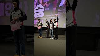 20241214 용산CGV 1승무대인사  1승 차수민 시은미 장윤주  신윤주 배우님 끝