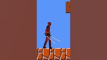 Deadpool VS Super Mario (Full Video in my Channel) | Stick Nodes Shorts