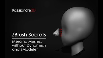 ZBrush Tips & Tricks: Merging Meshes Without Dynamesh And Zmodeler