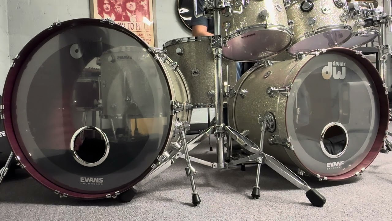 DW 24x16 vs 20x16 Purpleheart Bass Drum Comparison