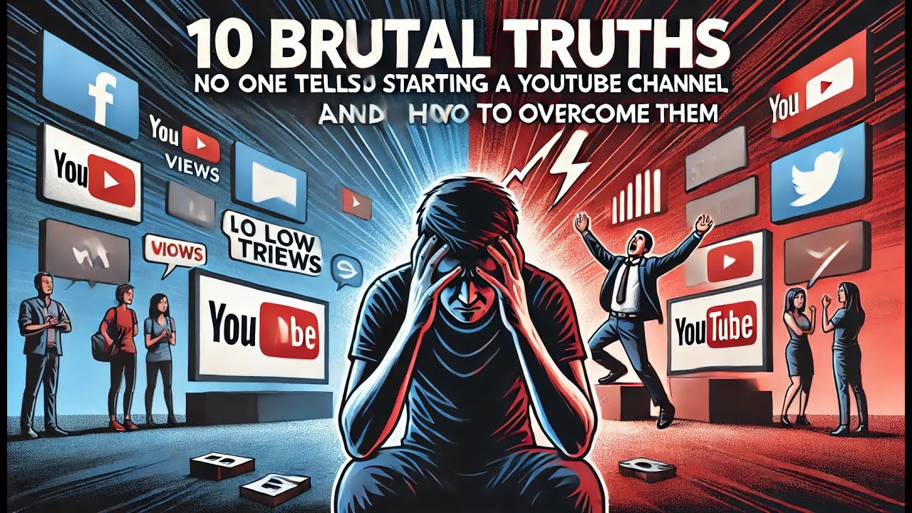 10 Brutal Truths No One Tells You About Starting a YouTube channel # ...