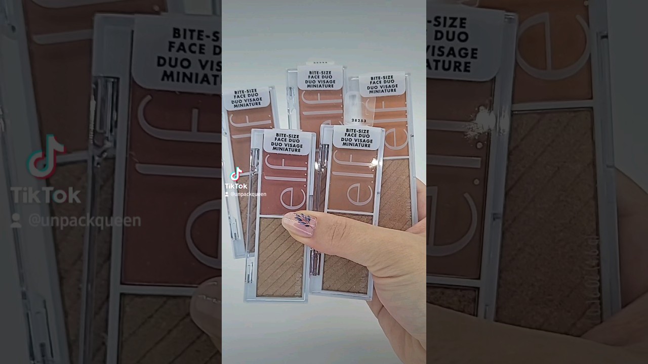 elf Bite-Size Face Duos Swatches