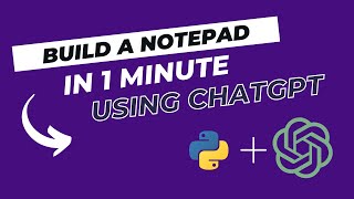 Create Your Own Notepad App in Just 1 Minute - #OpenAI & #ChatGPT screenshot 4