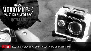 NAGAOKA ACTION CAM MOVIO4K ON SUZUKI 83'WOLF50