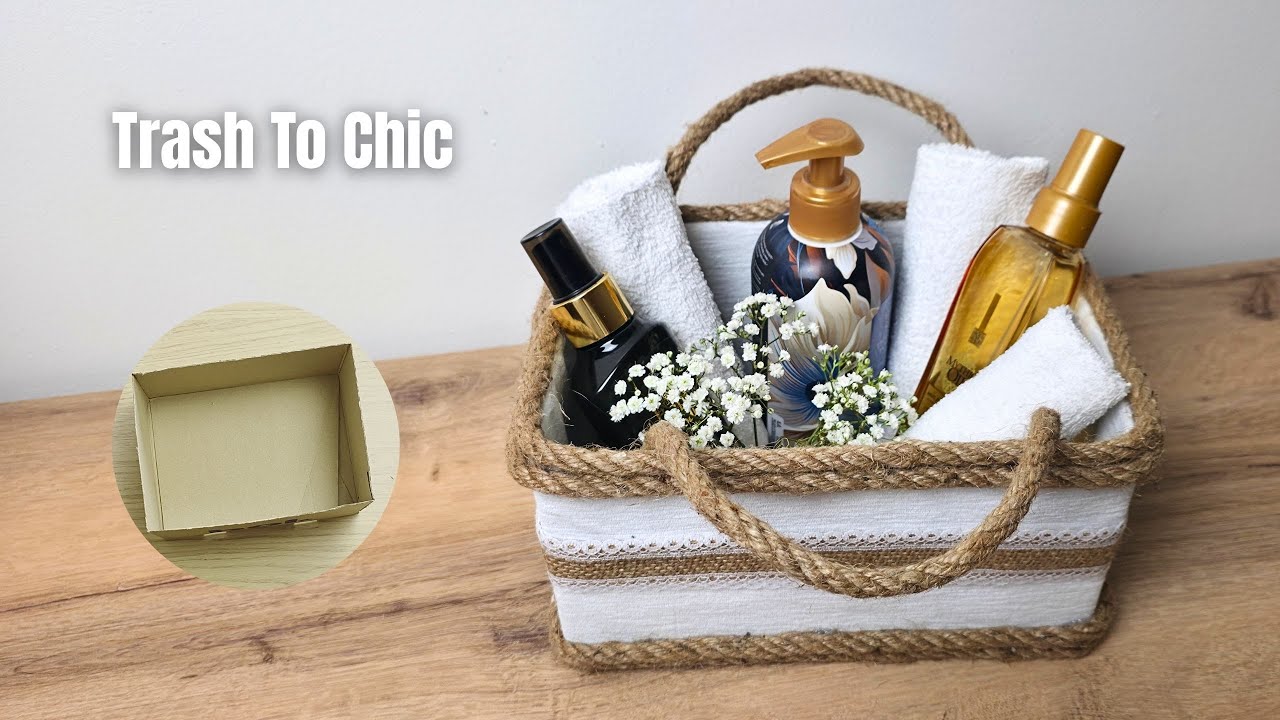 Don't throw away Cardboard Boxes! 📦 Amazing Upcycling Idea