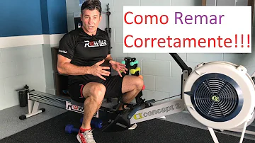 Como remar sem cansar?