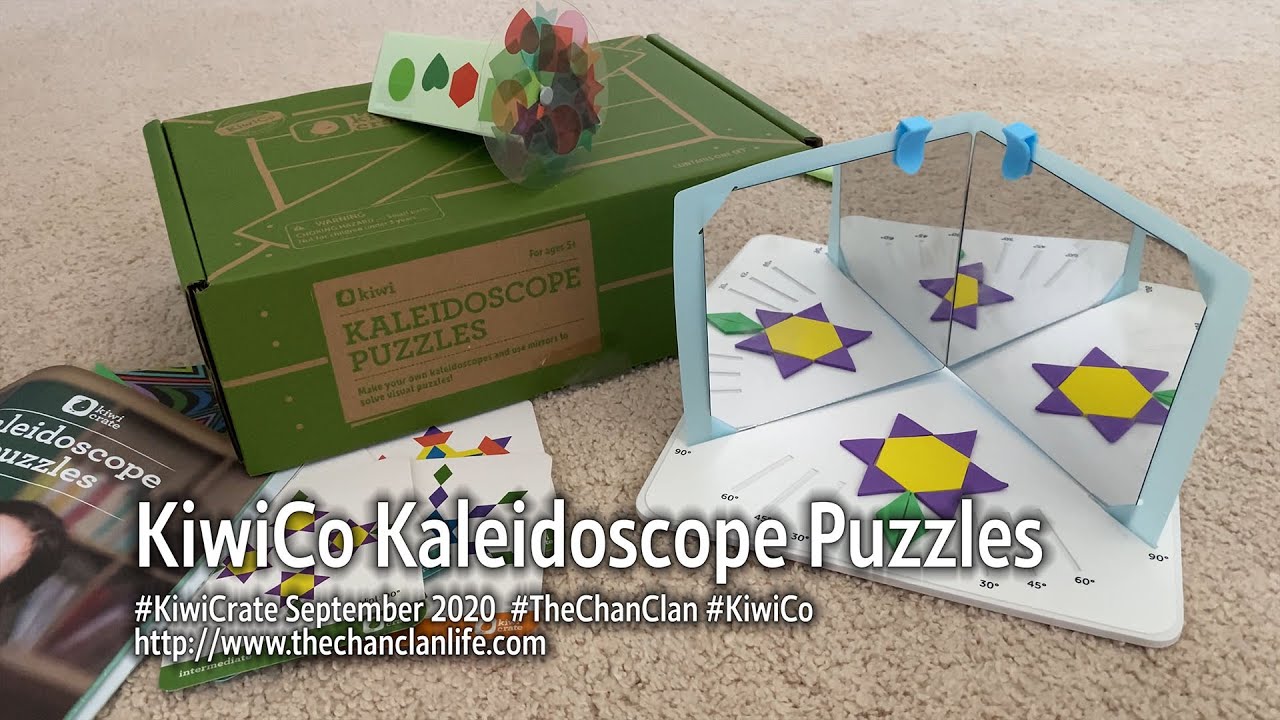 TheChanClan: KiwiCo - Kaleidoscope Puzzles Review and Demo - Kiwi Crate September 2020