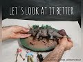 Triceratops sick Jurassic Park Mattel scale custom