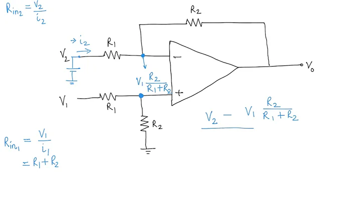 3 10 Input Resistance of a Differential Amplifier