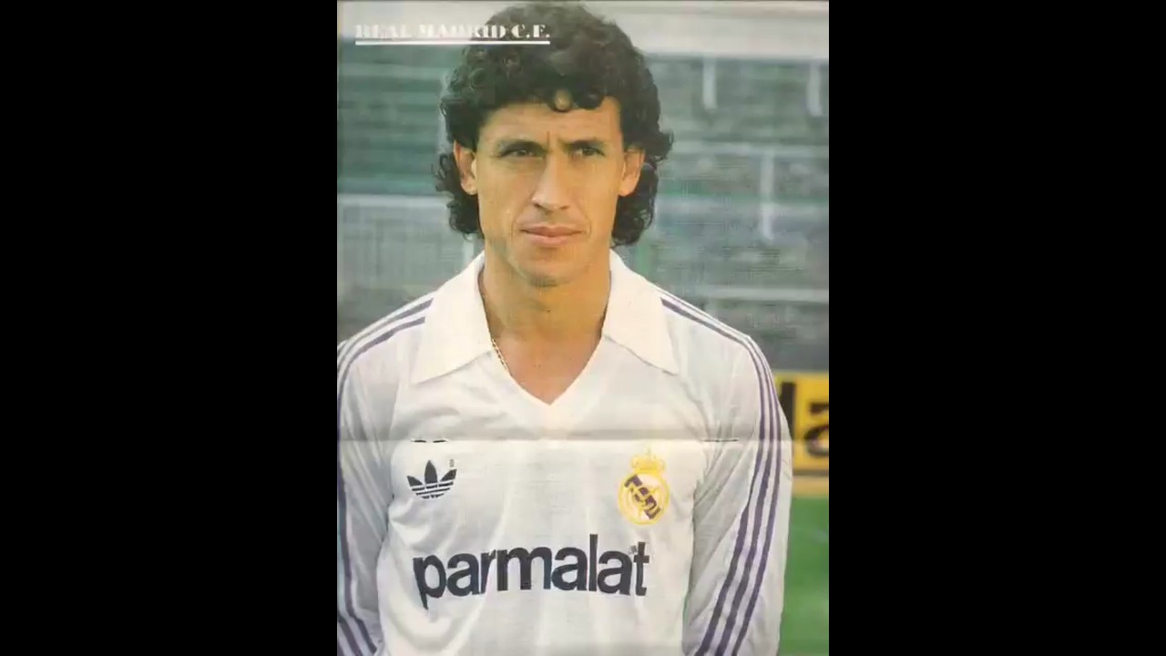 Jorge Valdano jugador del Real Madrid
