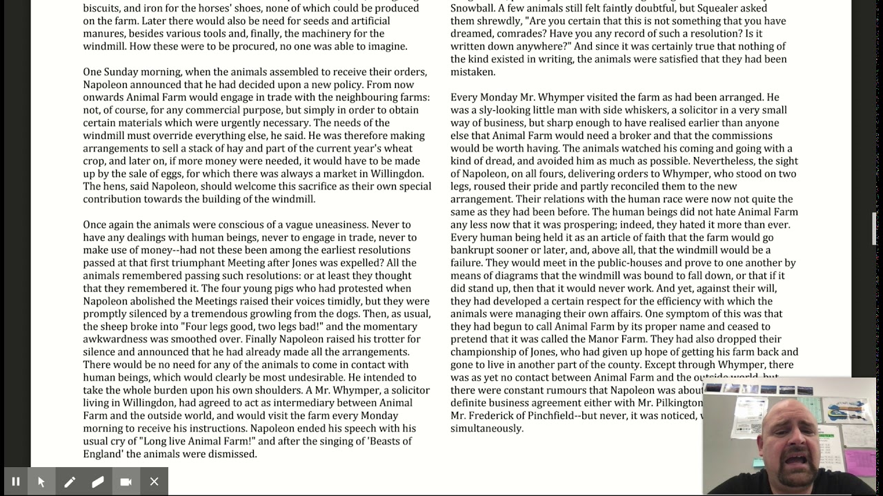 AnimalFarm Chapter 6 Readaloud! YouTube