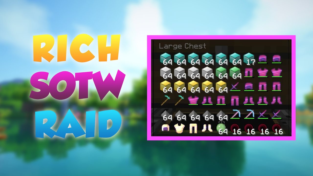 [FaithfulMC] - HUGE RAID ON SOTW (key loot)