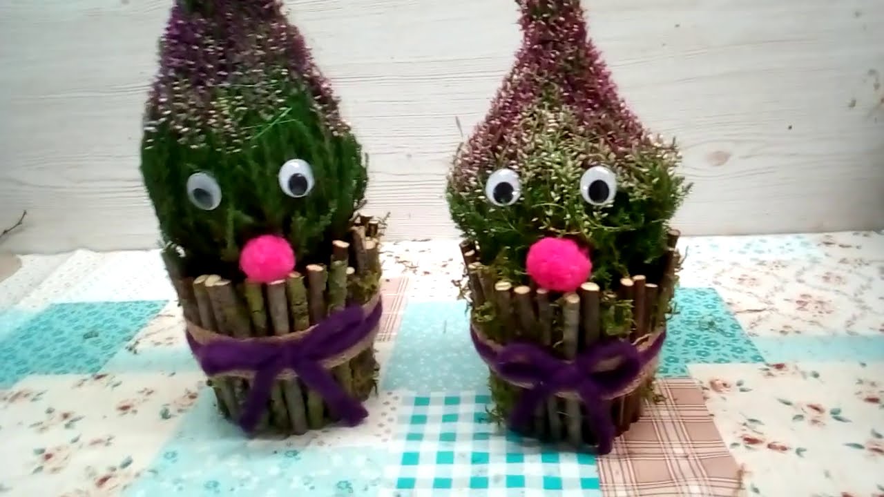 Heide - Wichtel für die Herbstdeko