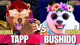 Tekken 8 Replays - Tapp (Kuma) vs Bushido (Panda) | High Level Ranked Set