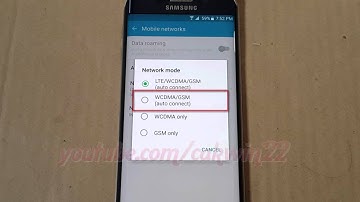 Samsung Galaxy S6 Tips : How to Set WCDMA / GSM Auto Connect on Android Network Mode