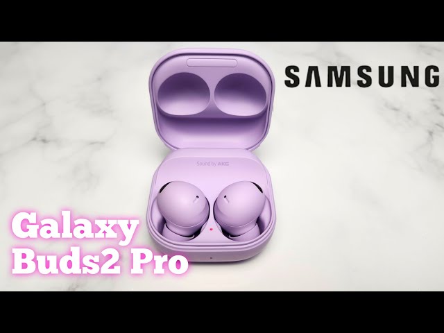 Samsung Galaxy Buds 2 Pro Unboxing & Setup Bora Purple - YouTube