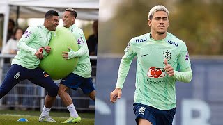 Neymar, Vinicius Jr, Antony, Casemiro CRAZY Skills in Brazil Training Today!