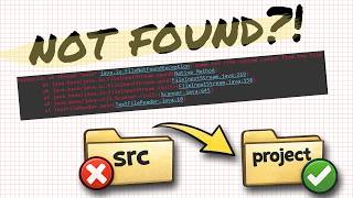 Java Can’t Find Your File (Eclipse Explained) -- Fix it fast!