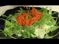 Салат с полукопченой колбасой, пекинской капустой и морковью по-корейски