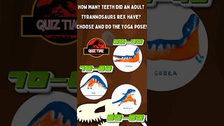 How Many teeth did a T-Rex have? #shorts quiz